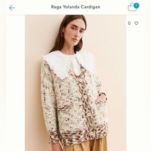 Anthropologie cardigan raga sweater size M